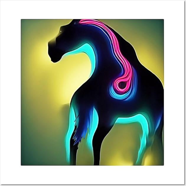 magic horse abstract Wall Art by ElArrogante